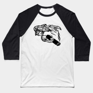 Cool animal (lobster) holding a cigar, art Baseball T-Shirt